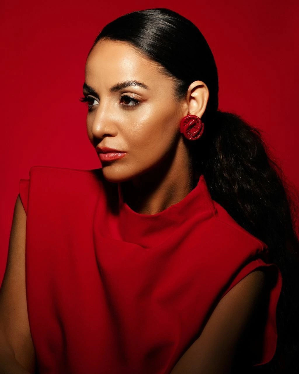 AUREA S LEATHER EARRINGS