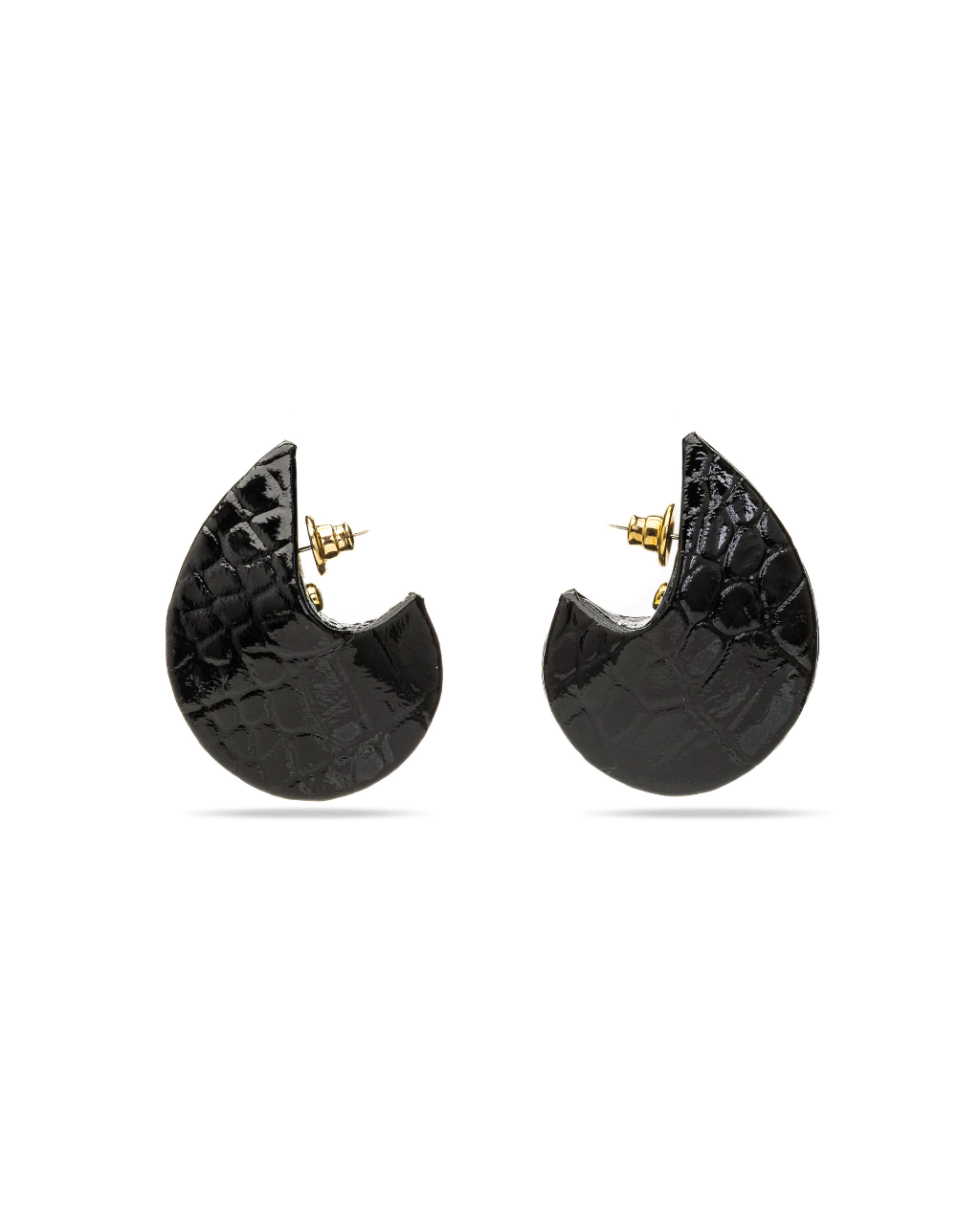CORCEL S CROCO LEATHER EARRINGS