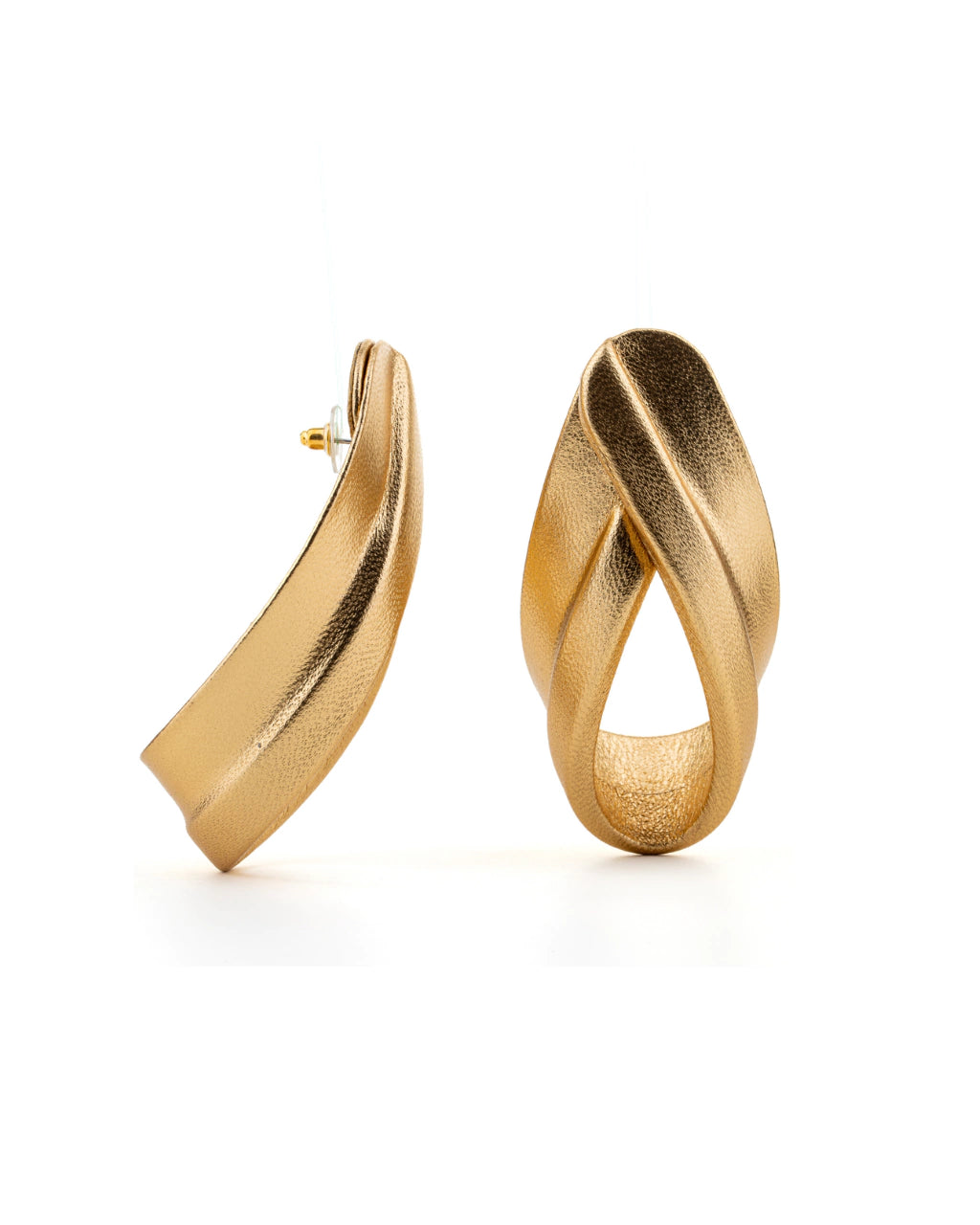 CURVA LEATHER EARRINGS