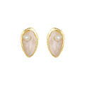 OYSTER STUD EARRINGS