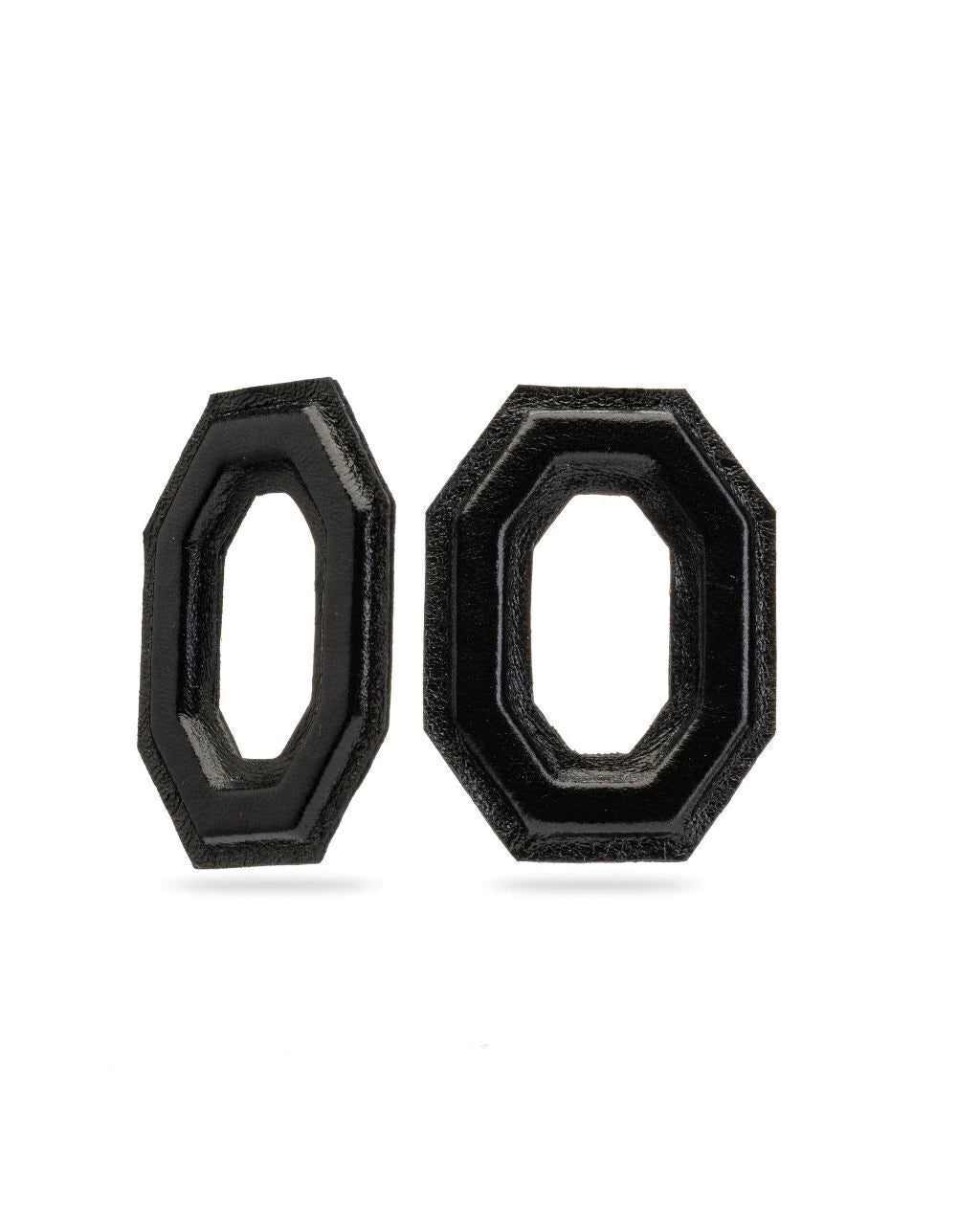 GEO N1 LEATHER EARRINGS
