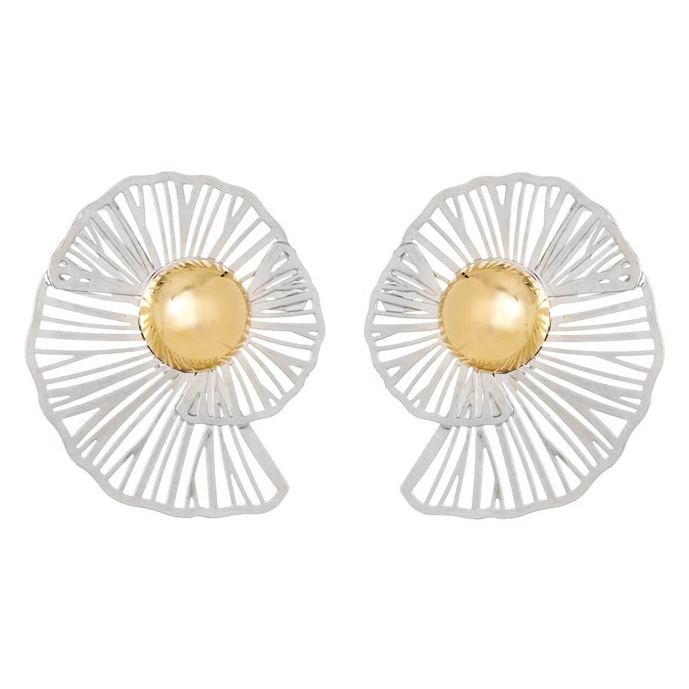 CARACOL BICOLOR EARRINGS