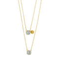 NECKLACE DOUBLE ZIRCONIA
