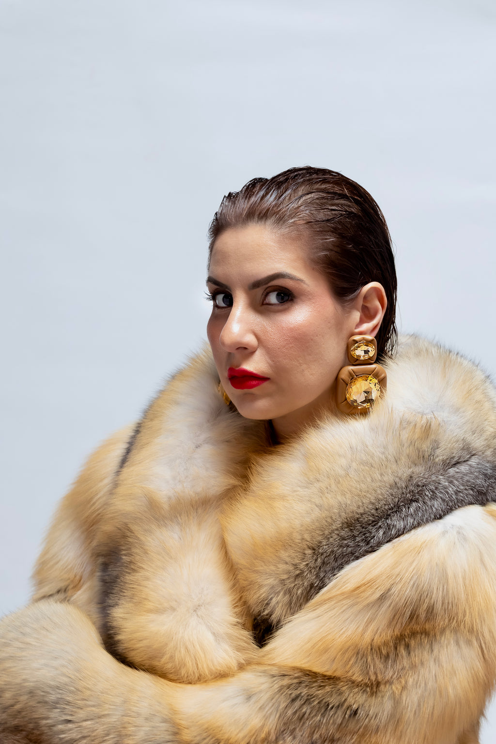 PUFFER L EARRINGS