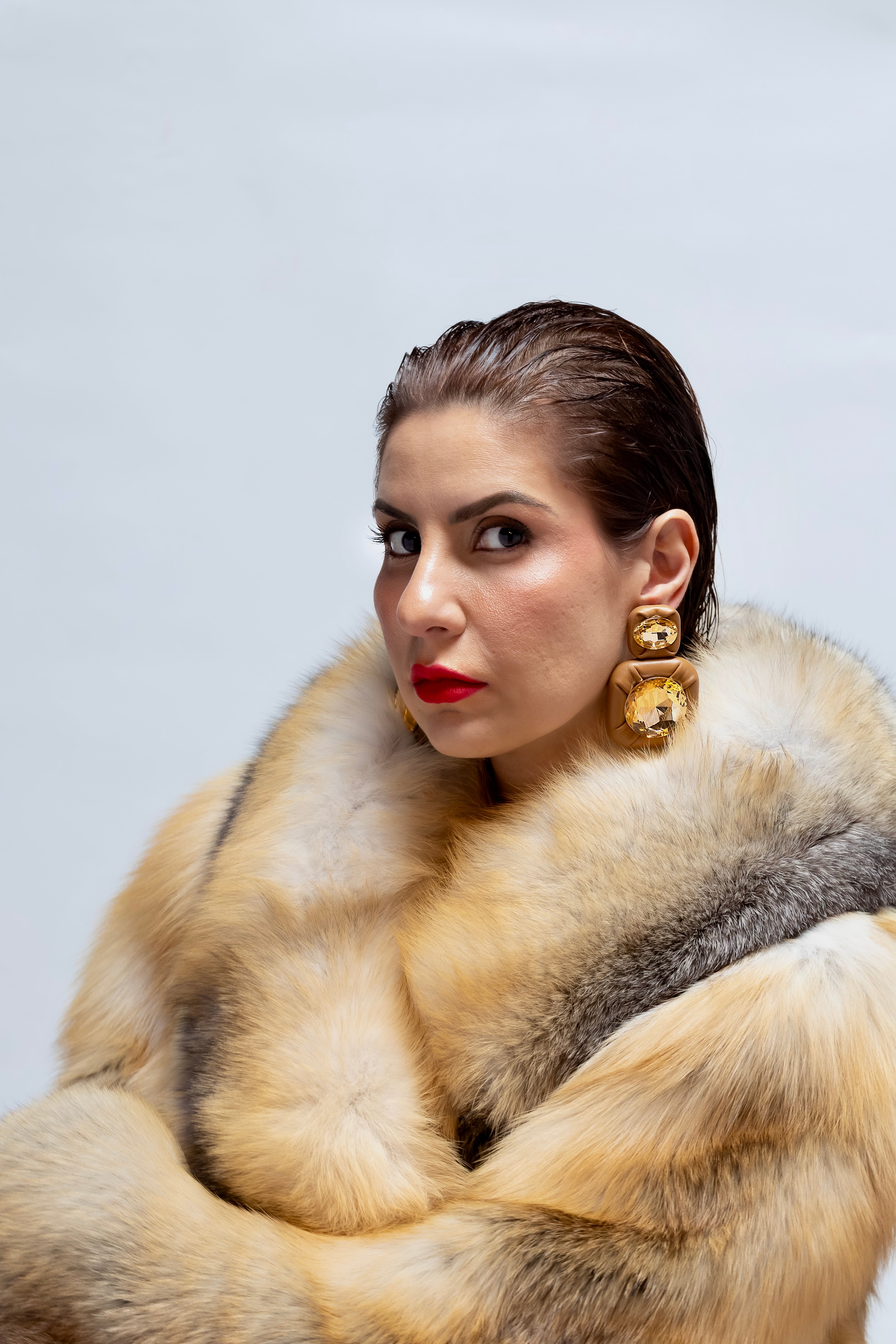 PUFFER L EARRINGS