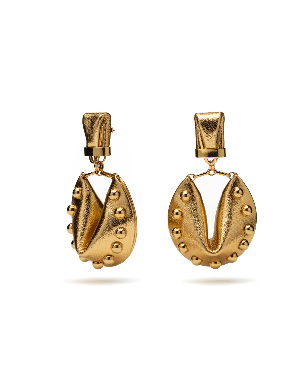 CRAVEJO LEATHER EARRINGS